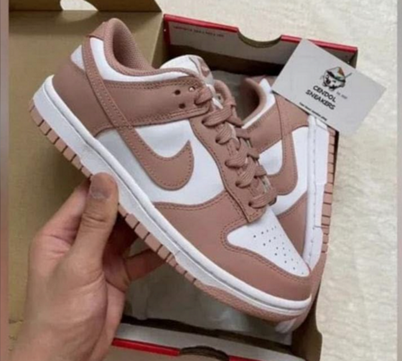 Retro Shoesnike dunk low rose whisper for women